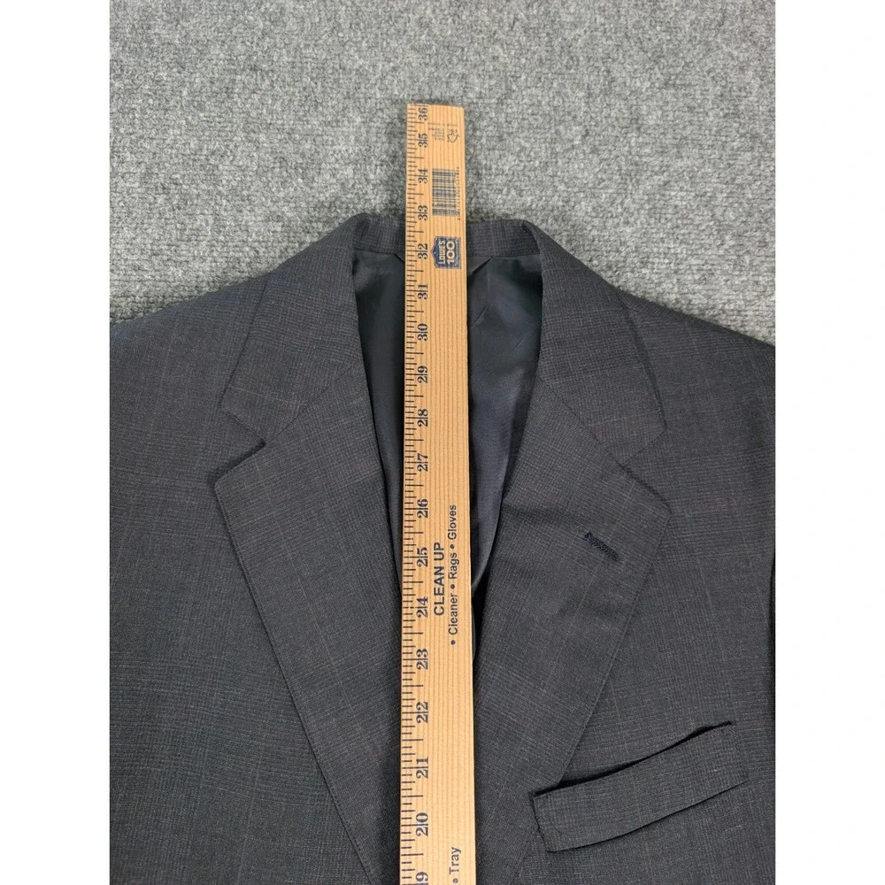 Polo University Club Ralph Lauren Blazer Mens 40R Grey Glen Check Sport Coat USA